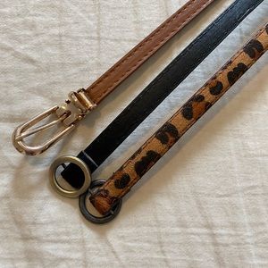 3 Belt Set